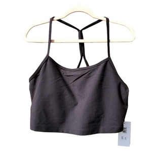 Johnny Was Calme Crossback Cami Bra‎ Top Jet Black XXL NWT